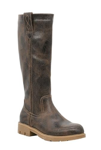 Corkys Footwear Womens Gallop 1.25-Inch Heeled Western Boot, Featuring Western Stitching, Cushioned Insoles For All Day Wear, Full Inside Zip and Pull-on Loops3