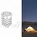 predolo Compact Heater for Camping with Clip and Cover for Cold Weather, Silver