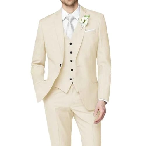Costume homme mariage chic coupe ajustée avec gilet pour vos fêtes et soirées - 2