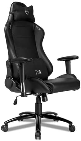 Cadeira Gamer Mancer Tyr | Espuma Moldada | Preta | MCR-TYR-BK01
