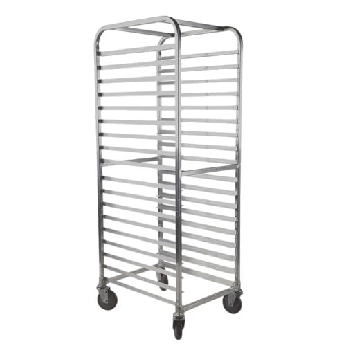 Winholt Equipment AL-1820B Pan Rack, Mobile, Full Height, Open Sides, with Slides for (40) 14
