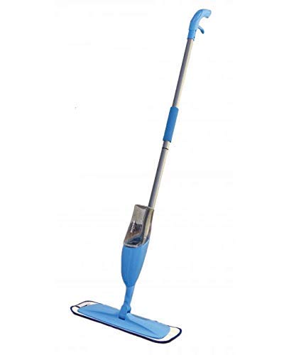Image of Microfiber Floor Cleaning Spray Mop, Stainless Steel Spray Mop Floor Cleaning for Home with 3-Microfiber Pad, 360 Easy Mop | Refillable Bottle| Home, & Office Use- Blue
