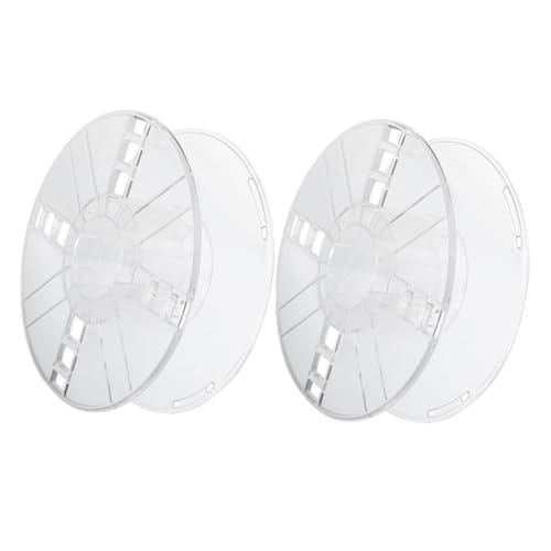 Bobines creuses en plastique rigide pour support enrouleur filament imprimante 3D lot de 2