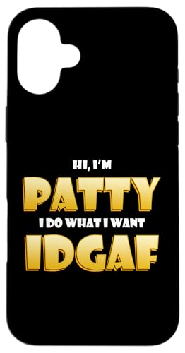 Patty Joke IDGAF Meme Cute Halloween Costume For Patricia �X�}�z�P�[�X iPhone 16 Plus �p