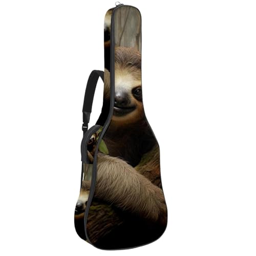 Étui pour guitare acoustique de 101,6 cm avec couche de protection antichoc