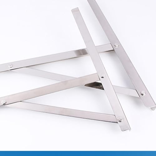 Soporte AC con base plegable robusta para compresores mini split exterior 8