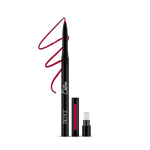 Image of RENEE Outline Lip Liner With Built-in Sharpener 08 Isabelle 0.35gm, Long Lasting & Smudge Proof, Matte Finish & Rich Color Payoff, One Swipe Application