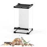 Terrarium für Reptilien, Bartagamenbecken, Königspython-Gehege, Amphibienbecken, geeignet zur Zucht von Leopardgeckos, Fröschen, Einsiedlerkrebsen, Eidechsen, Asseln, Vogelspinnen(20x20x30cm)