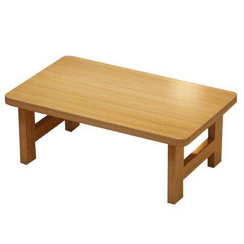 PEBFHSQW Mesa Plegable para Portátil, Desayuno O Estudio | Portátil para Cama, Sofá, Suelo, Dormitorio Y Espacios Pequeños | Escritorio Ligero para El Hogar, La Oficina Y Viajes(Wood,70 * 40 * 40cm)