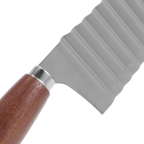 Herramienta de Corte Ondulado Acero Inoxidable con Mango de Madera miniatura 3