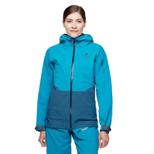 Black Diamond Equipment - Women's Recon Stretch Ski Shell (as1, Alpha, m, Regular, Regular, Azul/Azurite)