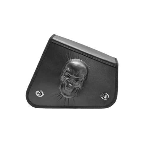 Bolsa asiento motocicleta lateral negro derecho para equipaje basculante