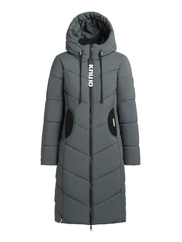 khujo Aribay 4 Light : manteau long d'hiver matelassé pour femme