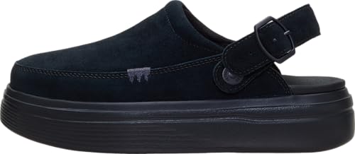 HEYDUDE Women's Austin Lift Clog Platform Mule, Black/Black, Size 7 | Pivoting Adjustable Back Strap, Topline Padding, Lightweight Platform Outsole, Backless Or Secure Fit - image 1