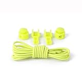 Número de modelo: Wh3247. Un par de cordones elásticos deslizables para zapatos de verano, unisex, con cierre, 100 cm, color amarillo fluorescente.