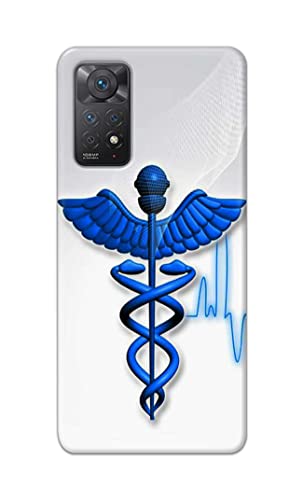 Image of Printed Hard Back Cover Case for Mi Redmi Note 11 Pro 4G | 5G Back Cover (Medical Doctor) -1803