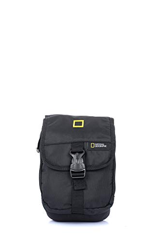 NATIONAL GEOGRAPHIC Bolso Bandolera, Adultos Unisex, Negro (Negro), Talla Única