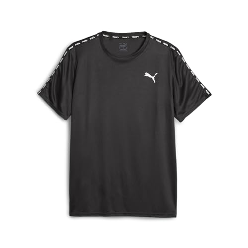Tee-shirt PUMA Fit Taped Homme Noir - T-shirt de Sport Manches Courtes