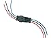ZoneLiStore 3 Pin Way Waterproof Electrical Wire Connector Plug Automotive Wire Connectors Plug with Wire AWG Marine Pack of 10