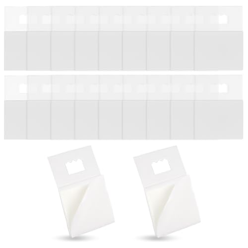 Image of 10 Pcs Adhesive Picture Hangers Plastic Sawtooth Hanging Pictures Without Nails Foamboard Hanger No Hole for Poster Back of Frames