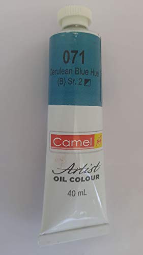 Image of Camlin Ltd Artist Oil Colour 40 ml Pack Of One (Cerulean blue hue 071)