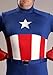 Jazwares Costume Play Men's Premium Marvel Captain America Costume - Classic Cap Red White & Blue Suit with Accessories 4X