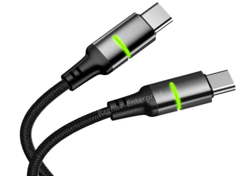 Image of Type C Cable Fast Charging Compatible for OnePlus Cable 12,12r,11,11r,10r,10t,10,10 pro,9 Pro,8,8T,7t,7t Pro,6,Nord,4,3,2,2t,Ce2 Lite,Nord Ce3,Ce4, Data Sync for Charging Cable Type c Type c -VJ BLACK