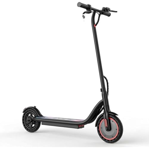 Electric Scooter, 350W/500W Powerful Motor, 15-31 Miles Range, 8.5"/10" Tires, 19/22 MPH Max Speed, Commuting Electric Scooter with Dual Suspension, Foldable E-Scooter with Dual Braking System