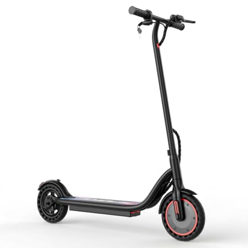 Image of Electric Scooter, 350W /500W Powerful Motor, 15-31 Miles Range, 8.5 inch /10 inch Tires, 19 /22 MPH Max Speed, Commuting Electric Scooter with Dual Suspension, Foldable E-Scooter with Dual Braking System