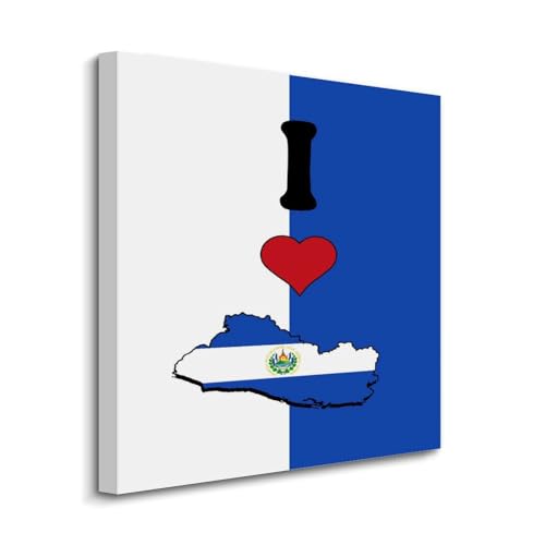 Arte de pared de El Salvador en lienzo moderno de 50,8 cm para el hogar