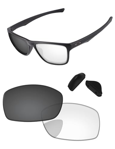 Image of Replacement Lenses & Nose Pieces for Oakley Holston OO9334 Sunglass - Precision Fit, UV Block & Impact Resistant