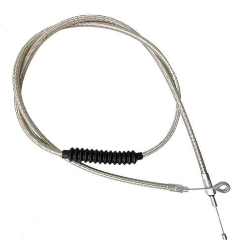 Motorradzubehör 68 Zoll 170 cm geflochtenes Edelstahl-Kupplungskabel für Harley für Davidson Electra Glide 2009 2010 2011 2012 2013