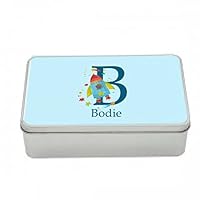 Boys Personalised Storage Toy Tin,Pageboy Gift, Space Rocket,Boys Name Gift Toddler, Holiday, Metal Pencil Tin, Easter, Christmas, Birthday Gift