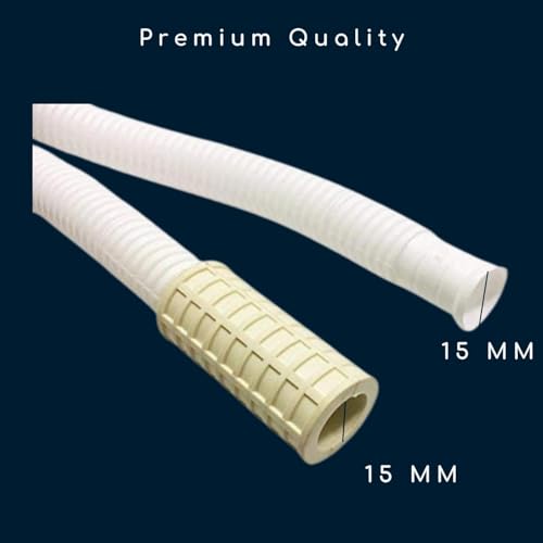 Image of New Ware AC Water Outlet Drain Pipe Hose | PVC Hose Pipe for AC Drain| Flexible Heavy Duty Extension Hose Tube-Multi Purpose Water Inlet-Outlet Hose Pipe for Home & Commercial Use (3 Meter)