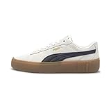 PUMA Damen Regular Undefined Smash Platform v2 SD Damen Sneaker 39 White Black Gum Beige