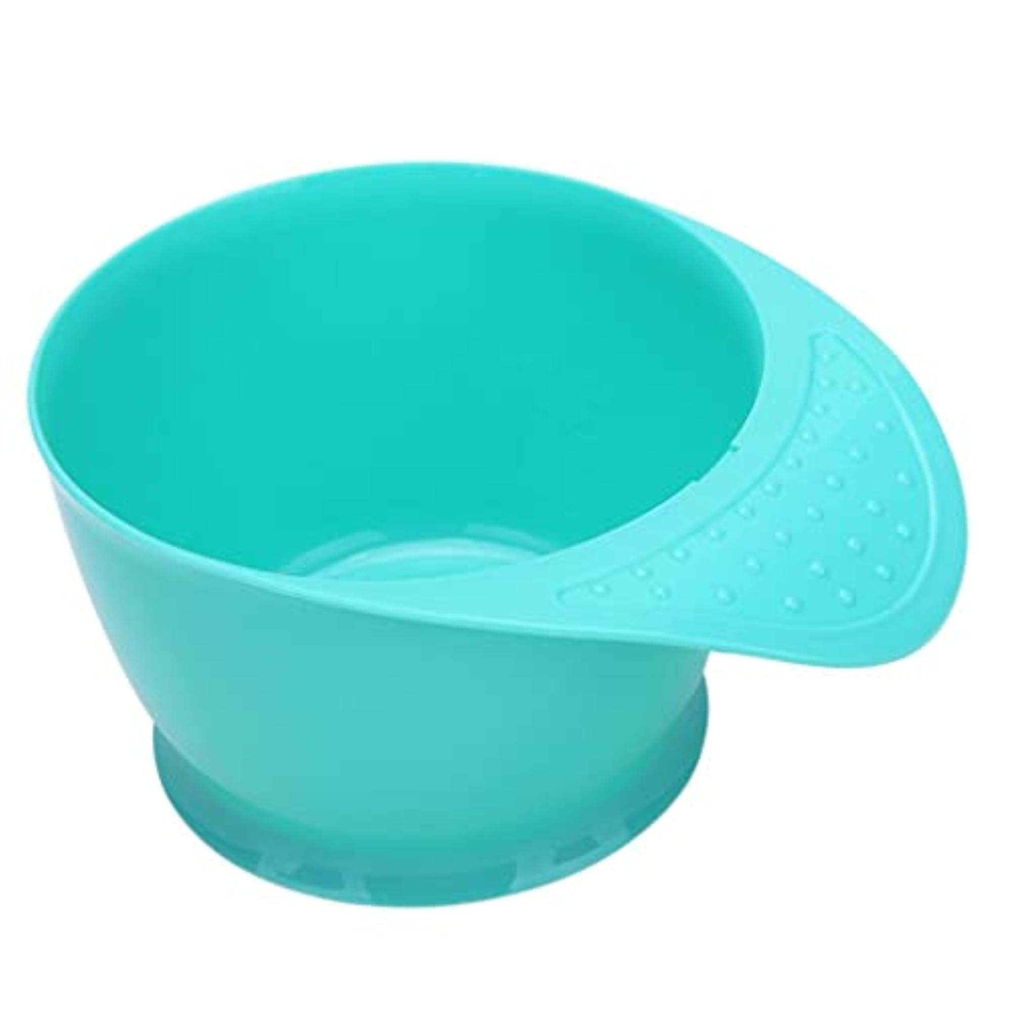 Salon Hair Coloring Mixing Bowl with Handle, Cyan