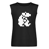 Camiseta sin mangas hecha de 100 % algodón, cómoda, suave, absorbente, transpirable, de secado rápido. Cómodo cuello redondo, fácil de poner y quitar, hace que tu cuello se sienta cómodo.