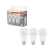 Osram Base Clas a Lampada LED E27, 13 W, Luce Calda, 3 Unità (Confezione da 1)
