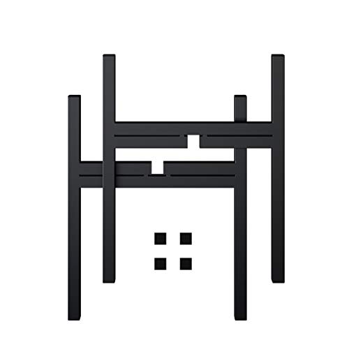 Faithland Mid Century Plant Stand Indoor Outdoor (Excluding 10" Plant Pot), Metal Planter Stand, Potted Plant Holder, Black, Hold Up To 10 Inch Planter - Fits Snake Plant - Upgraded Design. #TOP5