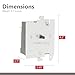 Parts Master Replacement for GE/Hotpoint Dryer Timer 234D2377P004 - Compatible with WE04X24550, GTD42GASJWW, GTD42GASJWW, XTD72E8SSTWS, ETD48XGASWWB, PS11763064, AP6031056-1 Year Limited Warranty