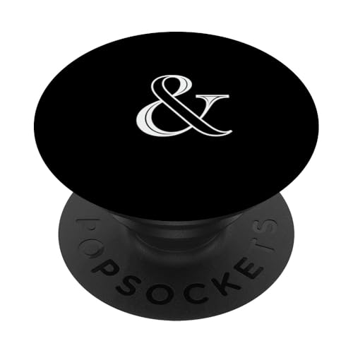 The Ampersand: A Statement of Style Graphic Tees Hombres Mujeres PopSockets PopGrip Adhesivo