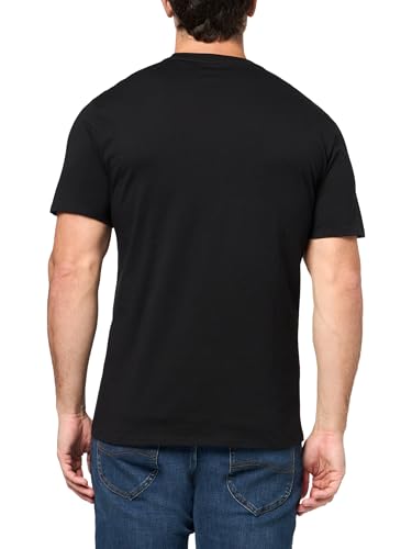 KARL LAGERFELD Men's Pullover Short Sleeve U-Neck Dripping Logo T-Shirt2