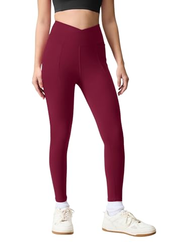 Image of CAVA Hourglass Snug Leggings for Women | V Waistband, Anti Camel Toe, Curved Back Seam, Deep Side Pockets, Sculpting ADPT Fabric