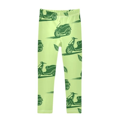 Girls' Leggings Motorcycle Plant Green Kids Yoga Tights Pants 1 Pack 2302335