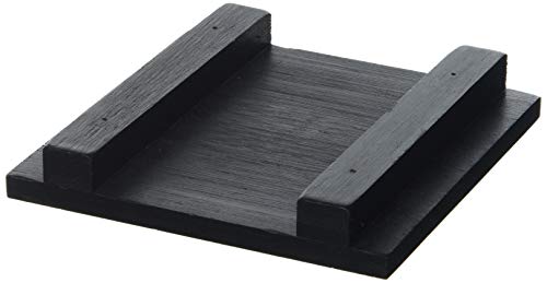 García de Pou 205.84 Base Sushi, 15 x 15 x 2.5 Cm, Negro