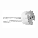 Base: g4 / gu5.3 / gy6.35 Silbor 490001 Portalámparas, Blanco, 3 x 1 x 1.6 cm