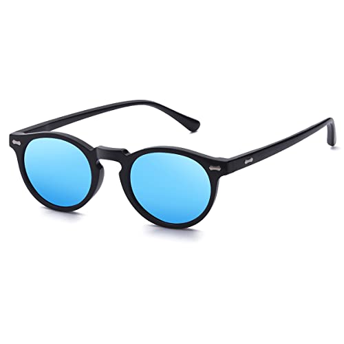 Image of Vintage Polarized Sunglasses for Men Women Round Retro Classic Fashion Eyewear UV400 Protection Sun Glasses