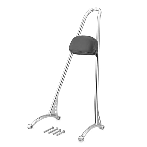 Dossier moto avec coussin de placage ergonomique pour Sportster XL 1200 de 2004 à 2022