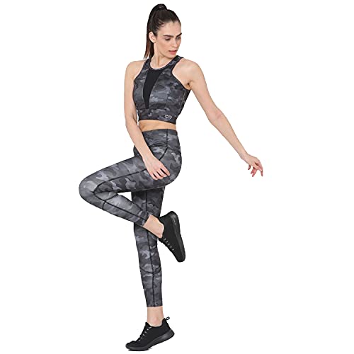 Image of Silvertraq Women's Ath Perform Printed 7 /8 High Waist Leggings