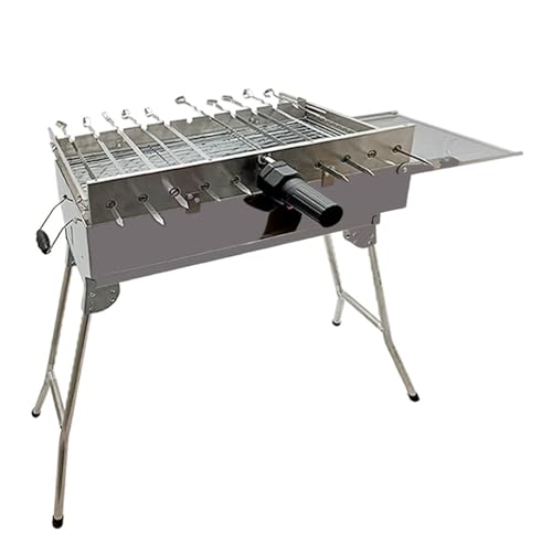 Grillpeter President Edelstahl Drehspießgrill für 11 Spieße